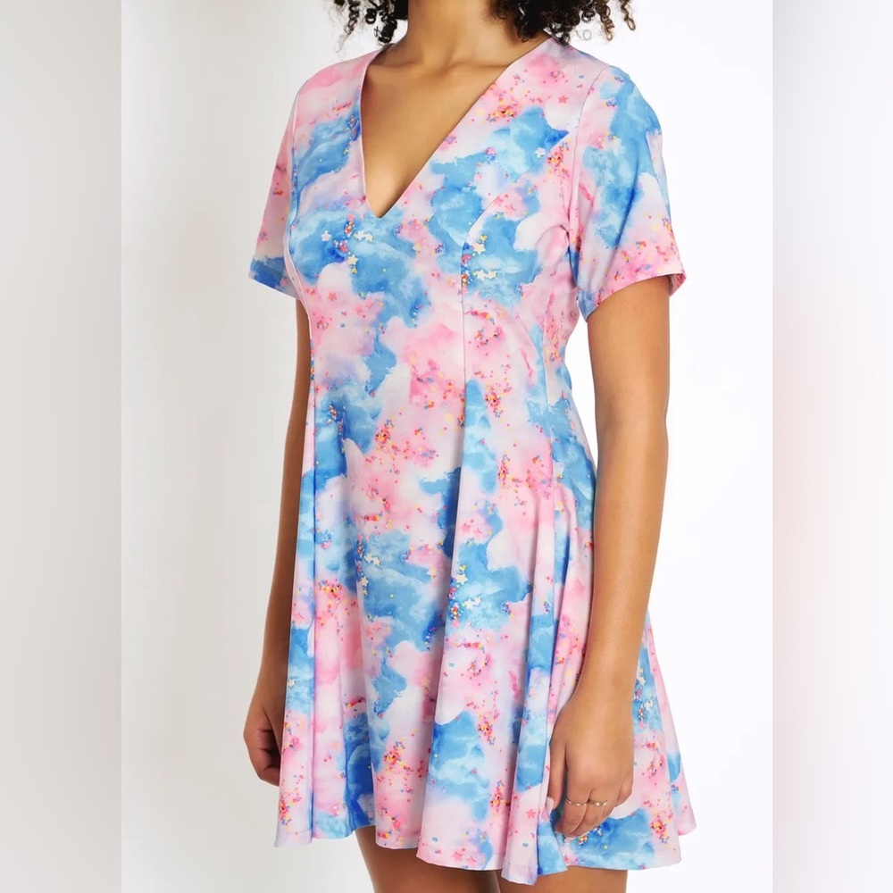 Blackmilk “FAIRY FLOSS EVIL V DRESS” Size Medium M NWT Cotton Candy